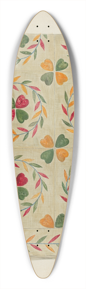 Mary Berner - Bedspread 39.3 inch art pintail longboard deck
