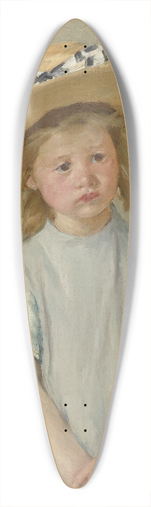 Mary Cassatt - Child in a Straw Hat 39.3 inch art pintail longboard deck