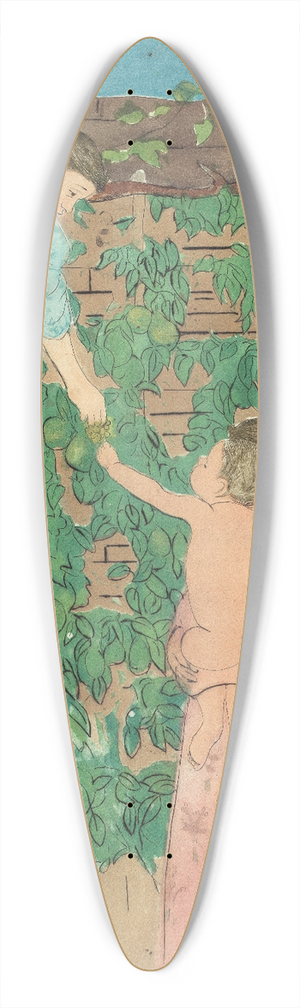 Mary Cassatt - Gathering Fruit 39.3 inch art pintail longboard deck