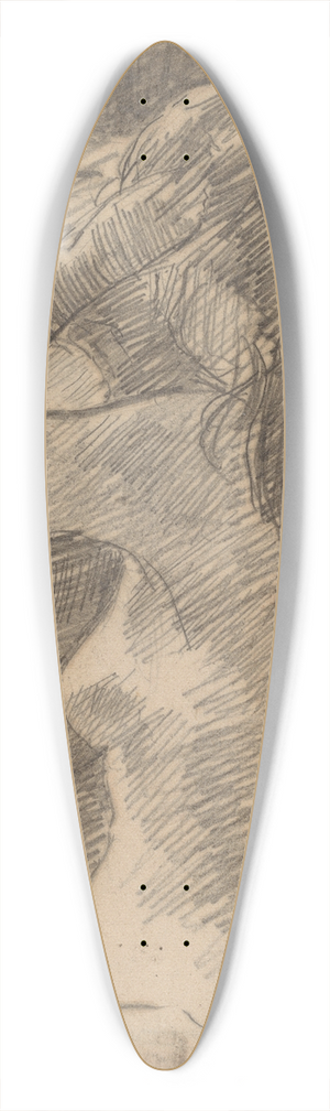 Mary Cassatt - The Coiffure 39.3 inch art pintail longboard deck