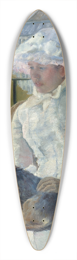 Mary Cassatt - Young Girl at a Window 39.3 inch art pintail longboard deck