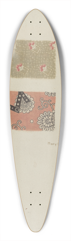Mary C. Davidson - Printed Cotton 39.3 inch art pintail longboard deck