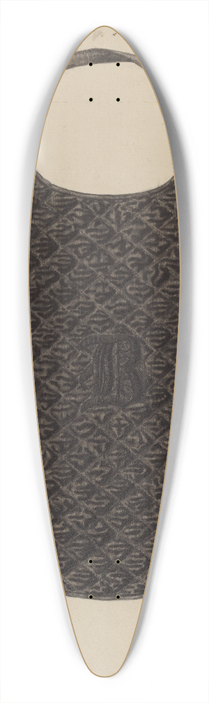 Mary Fitzgerald - Quilted Chest Protection 39.3 inch art pintail longboard deck