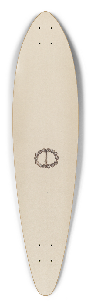 Mary Fitzgerald - Slides and Buckles 39.3 inch art pintail longboard deck