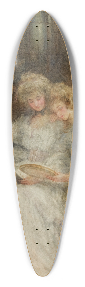 Mary Lightbody Gow - Sisters 39.3 inch art pintail longboard deck
