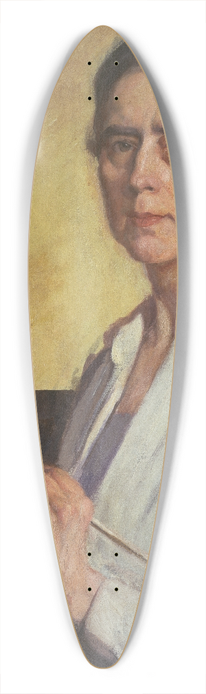 Mathilde Battenberg - Self-Portrait 39.3 inch art pintail longboard deck