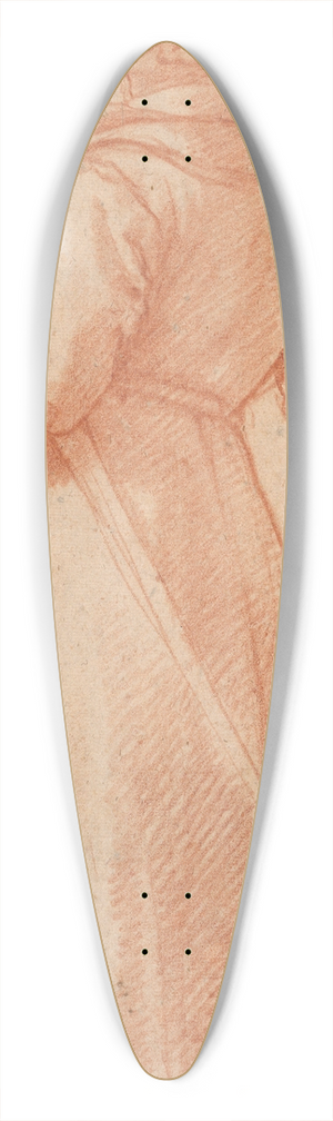 Matteo Rosselli - A Young Boy Seen from Behind, holding a sword and cap 39.3 inch art pintail longboard deck
