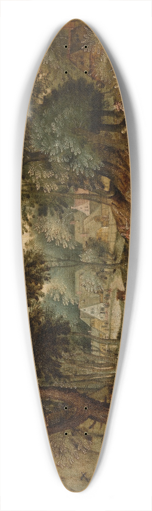 Mattheus Molanus - Landscape 39.3 inch art pintail longboard deck