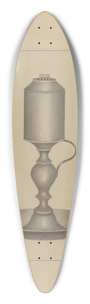 Matthew Mangiacotti - Lamp 39.3 inch art pintail longboard deck