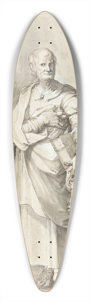 Matthus Gundelach - Jesus og de 12 apostle- Peter 39.3 inch art pintail longboard deck