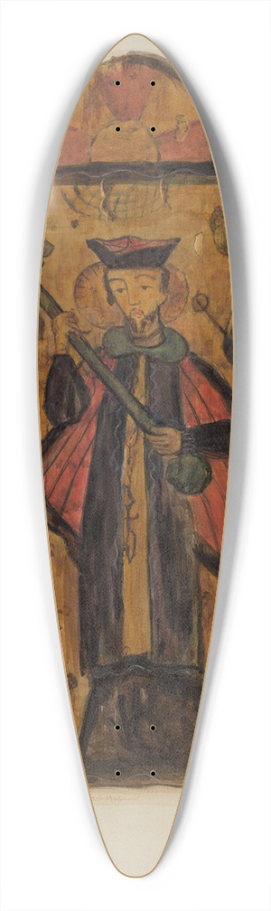 Maude Valle - Santo 39.3 inch art pintail longboard deck