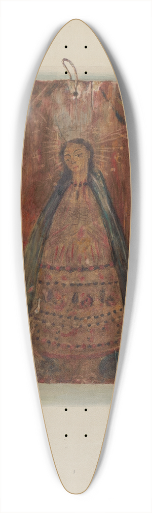 Maude Valle - Santo 39.3 inch art pintail longboard deck