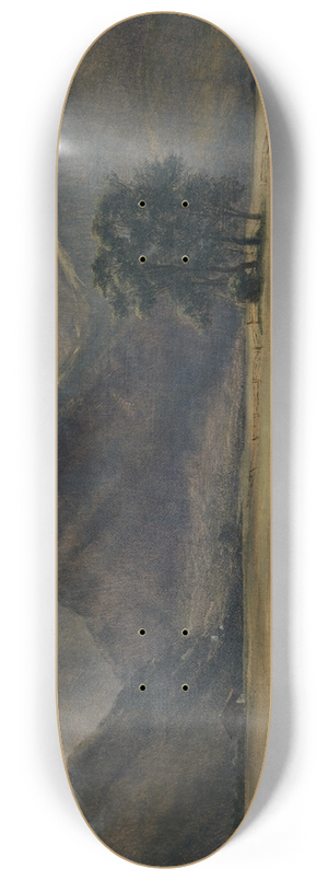 Alexandre Calame - Landscape in the Canton of Uri 8.25 inch art skate deck
