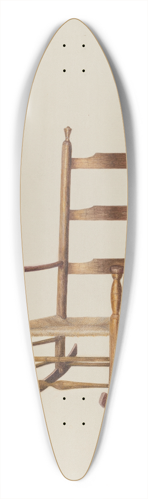 Maud M. Holme - Rocking Chair 39.3 inch art pintail longboard deck