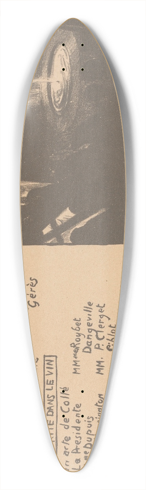 Maurice Denis - Affiche voor het Thtre de luvre met afbeelding van een fontein 39.3 inch art pintail longboard deck