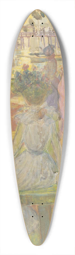Maurice Prendergast - Late Afternoon, Summer 39.3 inch art pintail longboard deck