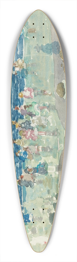 Maurice Prendergast - Low Tide 39.3 inch art pintail longboard deck