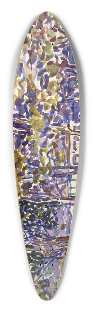 Maurice Prendergast - Trees 39.3 inch art pintail longboard deck