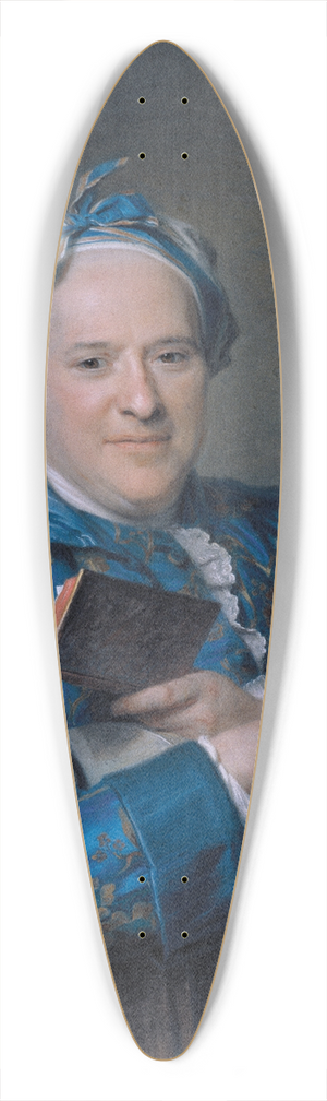Maurice-Quentin de La Tour - Pierre-Louis Laideguive 39.3 inch art pintail longboard deck