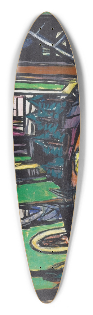 Max Beckmann - Backstage 39.3 inch art pintail longboard deck