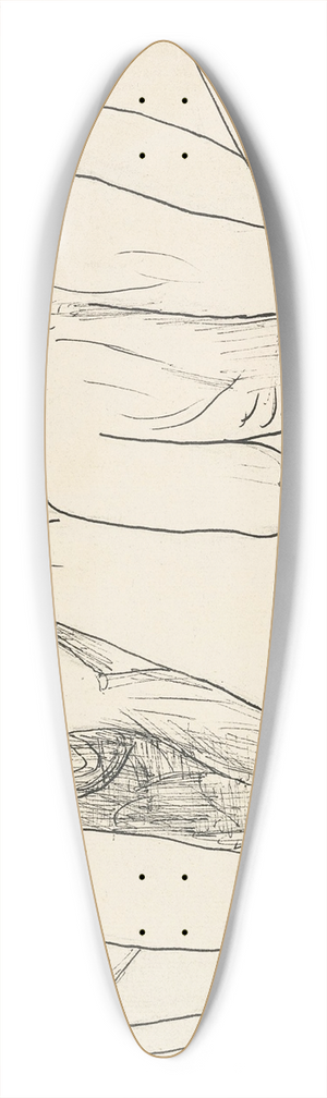 Max Beckmann - Eiermenschen (Ostern) 39.3 inch art pintail longboard deck