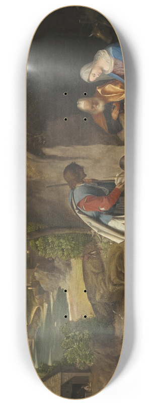 Giorgione - The Adoration of the Shepherds 8.25 inch art skate deck
