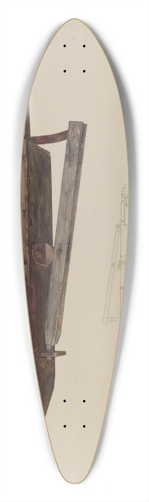 Max Fernekes - Corn Planter 39.3 inch art pintail longboard deck