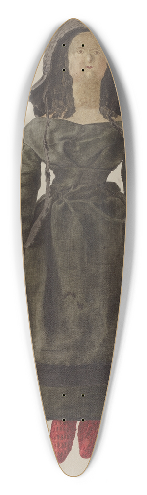 Max Fernekes - Quaker Doll 39.3 inch art pintail longboard deck