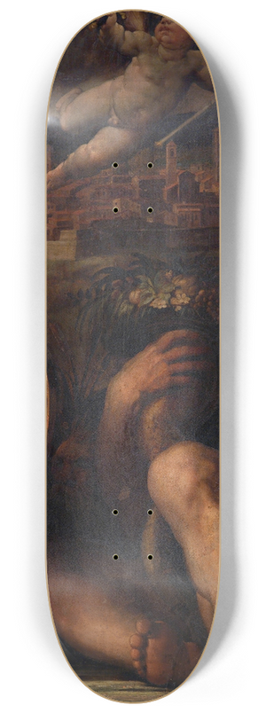 Giorgio Vasari - Allegory of Arezzo 8.25 inch art skate deck