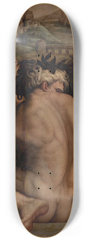 Giorgio Vasari - Allegory of Casentino 8.25 inch art skate deck