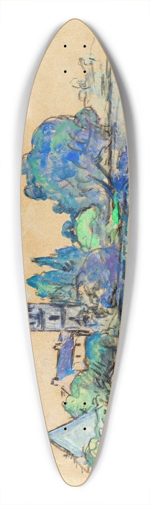 Maxime Maufra - Landscape 39.3 inch art pintail longboard deck