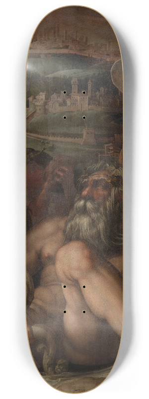 Giorgio Vasari - Allegory of Colle val dElsa and San Gimignano 8.25 inch art skate deck Giorgio Vasari - Allegory of Colle val dElsa and San Gimignano 8.25 inch art skate deck