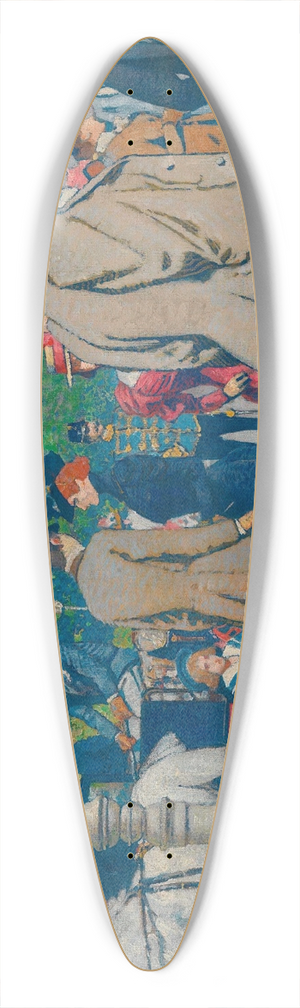 Maximilian Lenz - Sirk-Ecke (Ringstrae) 39.3 inch art pintail longboard deck