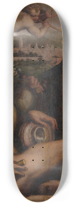 Giorgio Vasari - Allegory of Pistoia 8.25 inch art skate deck