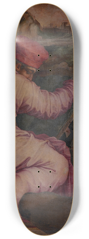 Giorgio Vasari - Allegory of San Miniato in lower Valdarno 8.25 inch art skate deck
