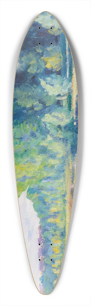 Maximilien Luce - Moulineux, LEtang 39.3 inch art pintail longboard deck