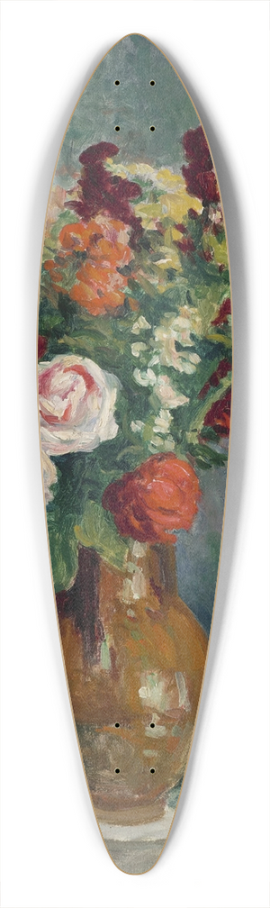 Maximilien Luce - Vase de fleurs 39.3 inch art pintail longboard deck