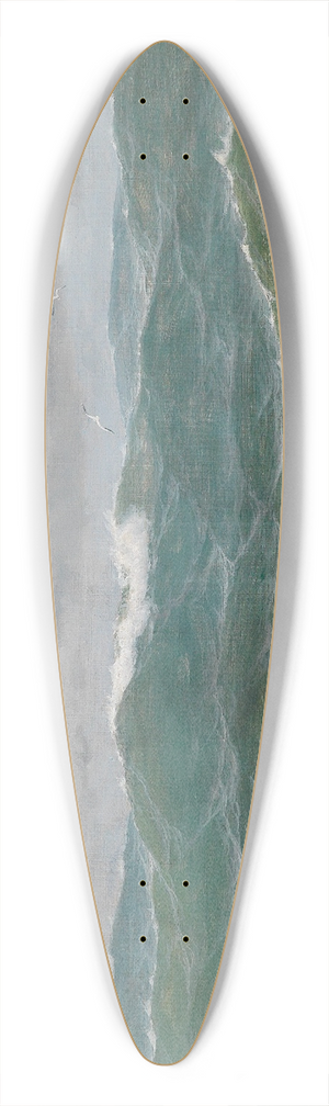 Max Jensen - Bewegte See 39.3 inch art pintail longboard deck