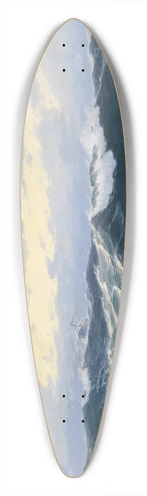 Max Jensen - Marinestck mit Dampfer 39.3 inch art pintail longboard deck