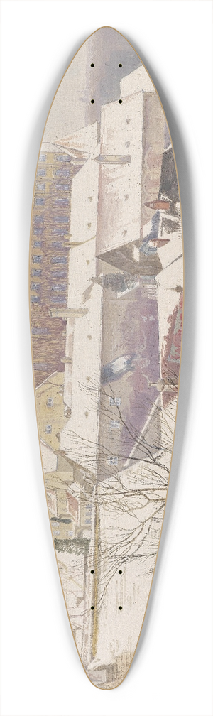 Max Kahrer - Klosterneuburg im Winter 39.3 inch art pintail longboard deck