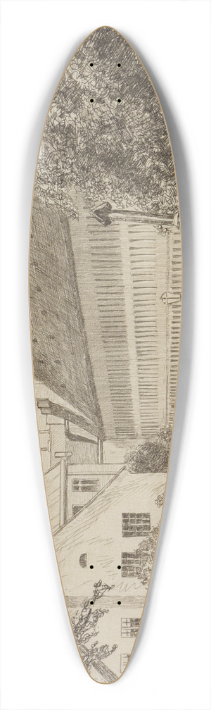Max Klinger - Altes Kunstgewerbe-Museum 39.3 inch art pintail longboard deck