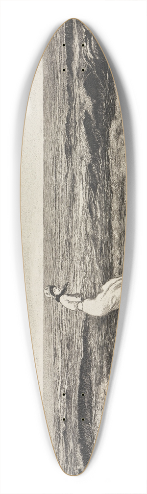Max Klinger - Am Meer (Intermezzi, Opus IV, Blatt 2) 39.3 inch art pintail longboard deck