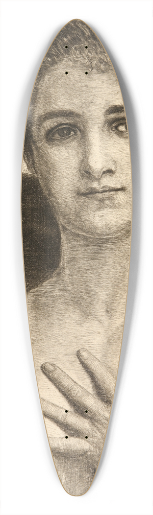 Max Klinger - Die Quelle (nach Arnold Bcklin) 39.3 inch art pintail longboard deck
