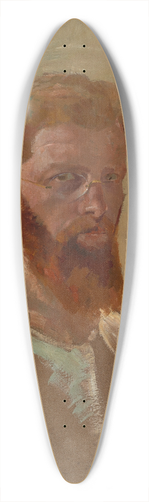 Max Klinger - Selbstbildnis 39.3 inch art pintail longboard deck