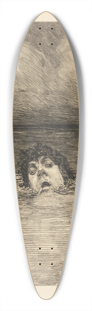 Max Klinger - Untergang (Ein Leben, Opus VIII, Blatt 12) 39.3 inch art pintail longboard deck