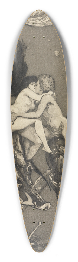 Max Klinger - Verfhrung (Ein Leben, Opus VIII, Blatt 4) 39.3 inch art pintail longboard deck