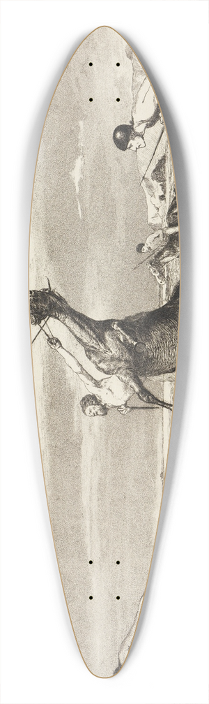 Max Klinger - Verfolgter Centaur (Intermezzi, Opus IV, Blatt 3) 39.3 inch art pintail longboard deck