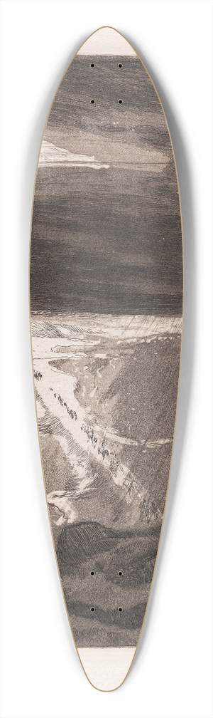 Max Klinger - Zelt 39.3 inch art pintail longboard deck