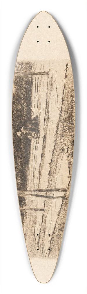 Max Liebermann - Die Bleiche 39.3 inch art pintail longboard deck