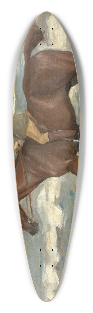 Max Liebermann - Reiter am Strand nach links 39.3 inch art pintail longboard deck